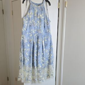 Vince Camuto Light Blue Floral Kids Dress